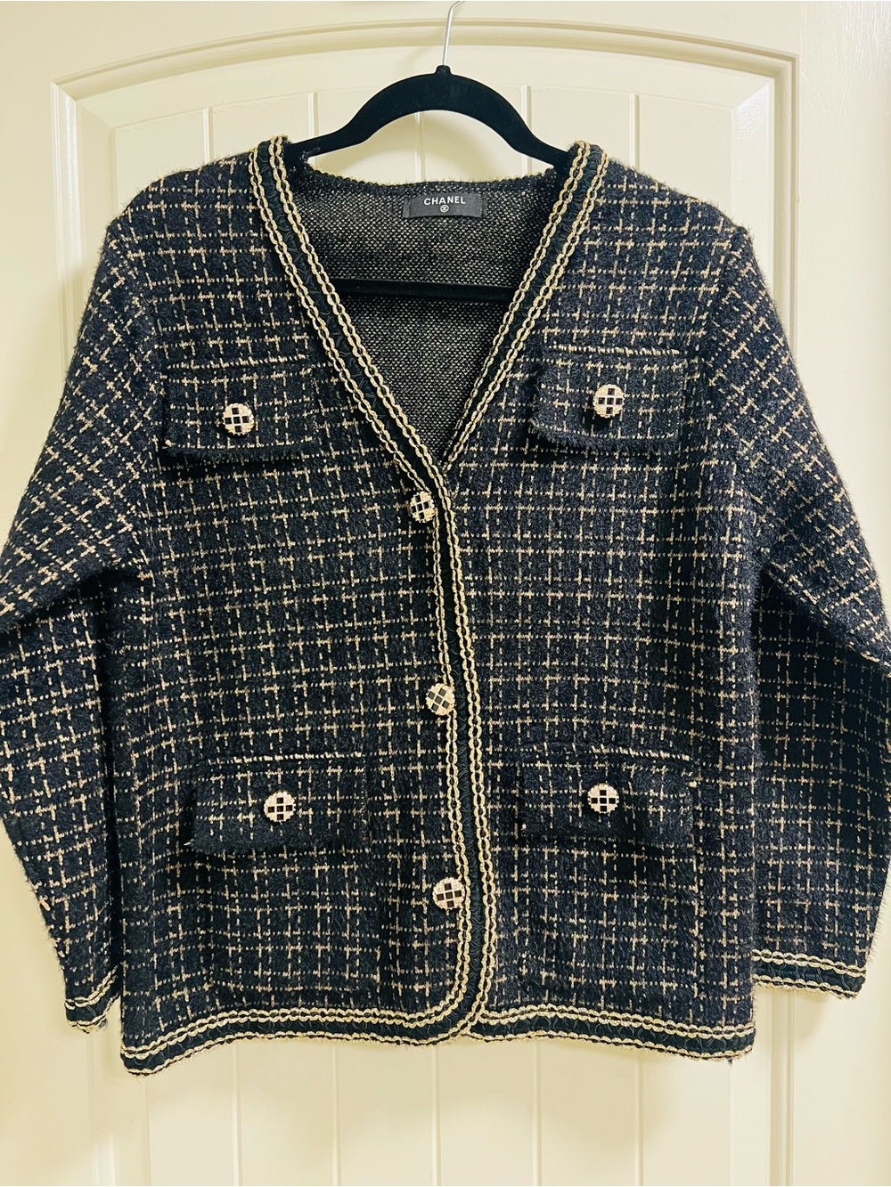 READ! LUXURY DESIGNER CARDIGAN, Med